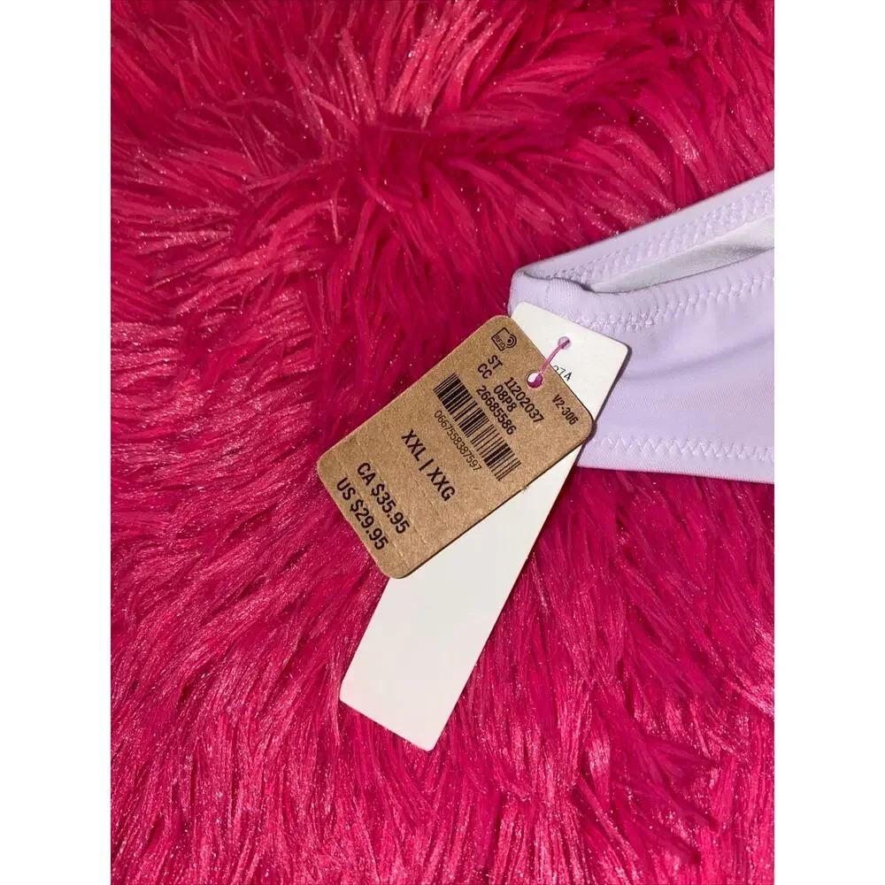 PINK Victorias Secret Nwt‎ Whisper V Front Sexy Itsy Swim Bikini Bottom XXL